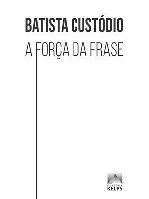 cover image of A força da frase